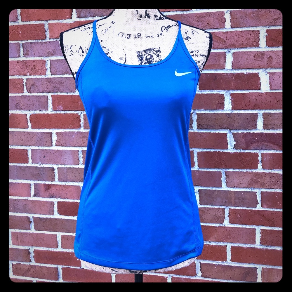 Adidas Spaghetti Strap Tank Top Blue Size XS